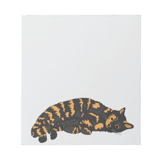 TORTIE CAT NOTE PAD NOTITIEBLOK (Voorkant)