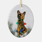 Tortie Cat Tortoiseshel Ornament (Rechts)