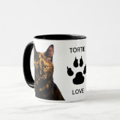 Tortie Love #2 Café Mug (Devant gauche)