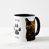 Tortie Love #2 Café Mug (Devant droit)