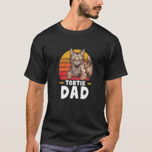 Tortie papa Geweldige tortoiseshel kat voor een da T-shirt