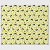 Tortilla Chips en Guacamole Pattern Cadeaupapier (Vlak)