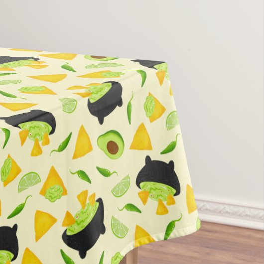Tortilla Chips en Guacamole Pattern Tafelkleed (Voorbeeld)