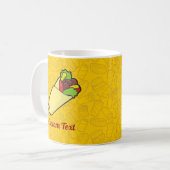Tortilla Sandwich Envelopper café Mug (Devant gauche)