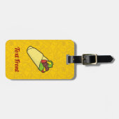 Tortilla Sandwich Wrap Bagagelabel (Voorkant horizontaal)