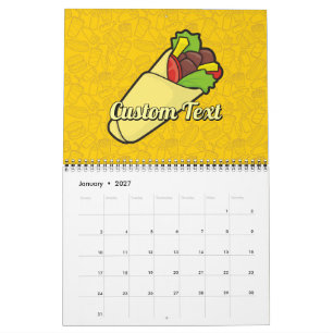 Tortilla Sandwich Wrap Kalender