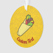 Tortilla Sandwich Wrap Ornament (voorkant)