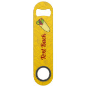 Tortilla Sandwich Wrap Speed Bottle Opener Speed Flessenopener (Achterkant)