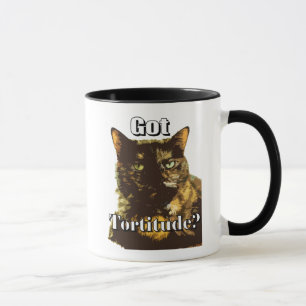 Tortitude obtenu tasse combinée avec le chat