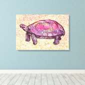Tortoise Canvas Afdruk (Insitu (Houten vloer))