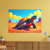 Tortoise Canvas Afdruk (Insitu (Woonkamer))