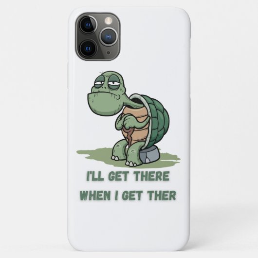 Tortoise cartoon tshirt Case-Mate iPhone case (Achterkant)