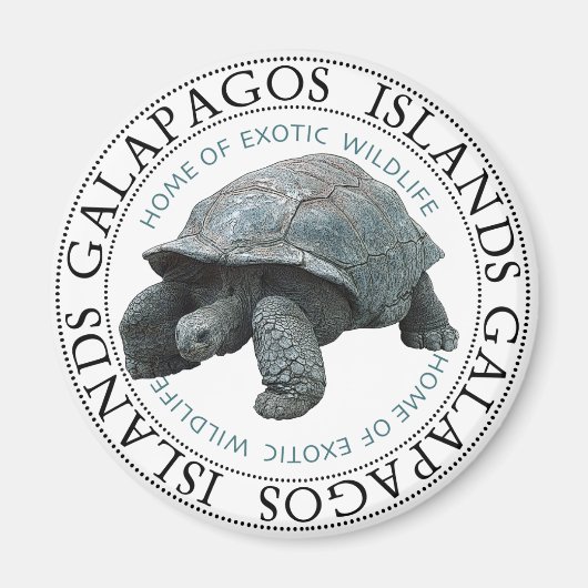 Tortoise de Galapagos Magneet (Voorkant)