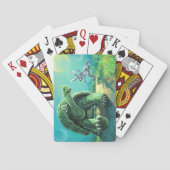 Tortoise en de Hare Art Pokerkaarten (Achterkant)