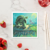 Tortoise en de Hare Art Servet (Insitu)