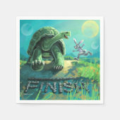 Tortoise en de Hare Art Servet (Voorkant)