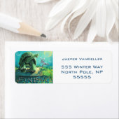 Tortoise en de Hare Finish Line Etiket (Insitu)