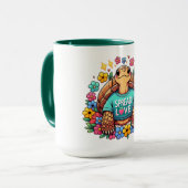 Tortoise Étaler l'amour | Mug (Devant gauche)