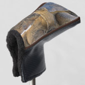 Tortoise Golf Head Hoesje - Putter Golfheadcover (3/4 voorkant)