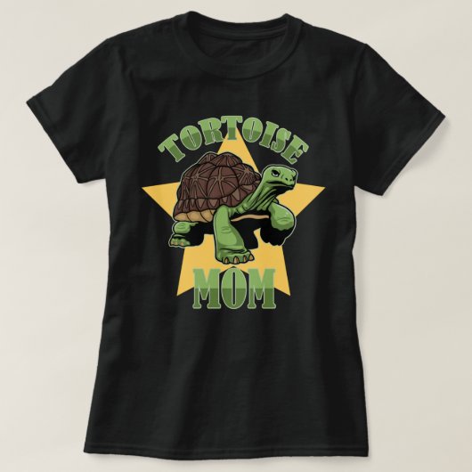Tortoise mam  Tortoises Reptile Lover Turtl T-shirt (Design voorkant)
