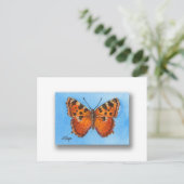 Tortoise Shell Butterfly Briefkaart (Staand voorkant)