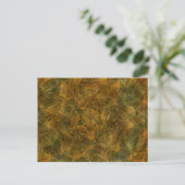 Tortoise Shell Pattern Briefkaart (Staand voorkant)