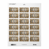 Tortoise Shell Pattern Etiket (Full Sheet)