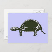 tortoise skelet briefkaart (Voorkant / Achterkant)