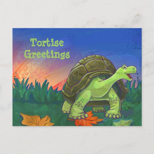 Tortoise Stationery Briefkaart (Voorkant)