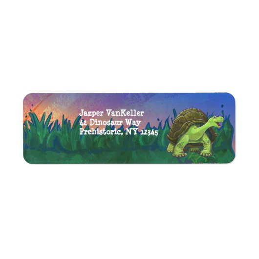 Tortoise Stationery Etiket (Voorkant)