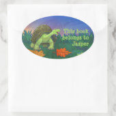 Tortoise Stationery Ovale Sticker (Tas)