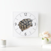 Tortoise Vierkante Klok (Huis)