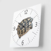 Tortoise Vierkante Klok (Hoek)