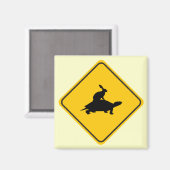 Tortoiseback Hare Crossing Magneet (Voorkant / Achterkant)