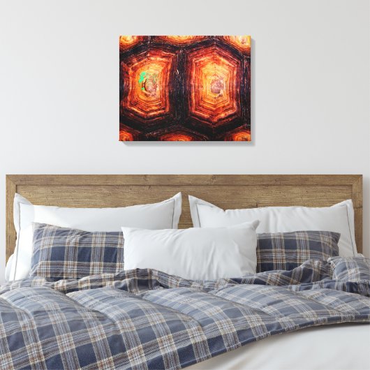 Tortoiseshel Canvas Afdruk (Insitu (Slaapkamer))