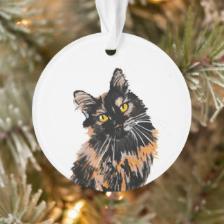 Tortoiseshel Cat Ornament