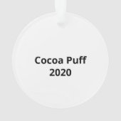 Tortoiseshel Cat Ornament (achterkant)