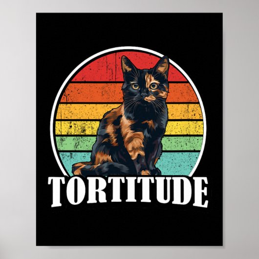 Tortoiseshel Cat Poster (Voorkant)