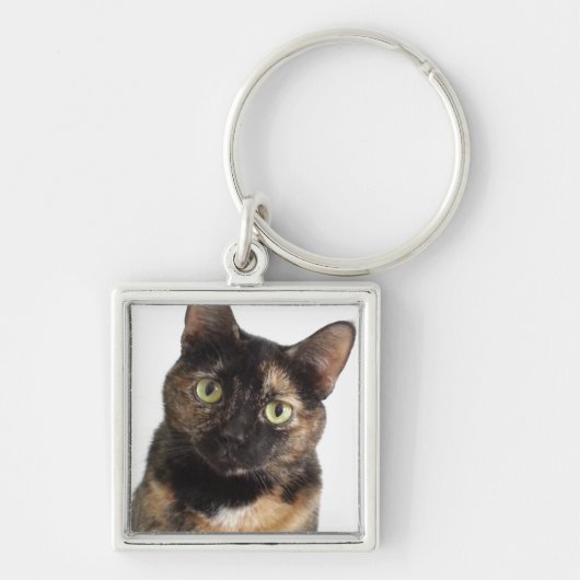 Tortoiseshel Cat Sleutelhanger (Voorkant)