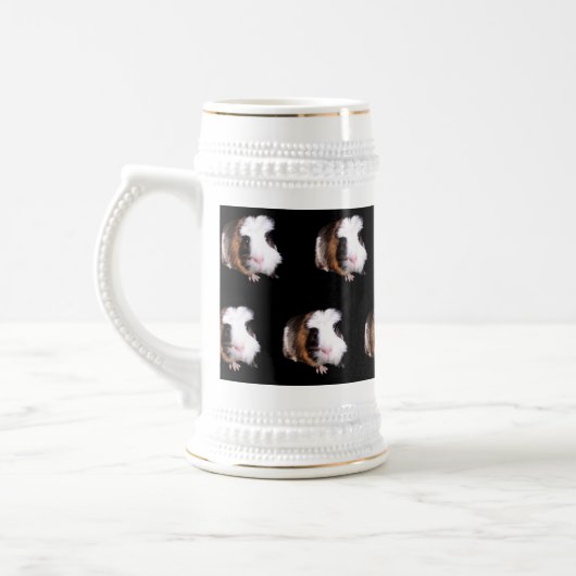 Tortoiseshel Guinea Pig Pattern Bierpul (Links)