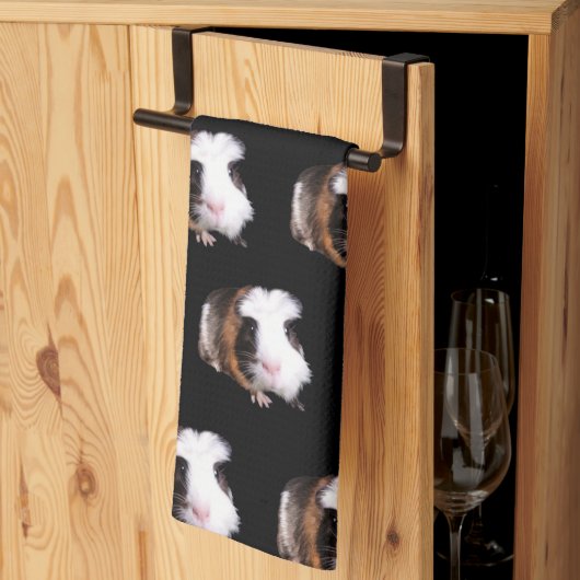 Tortoiseshel Guinee Pigs Pattern, Tea Towel Theedoek (Derde Gevouwen)