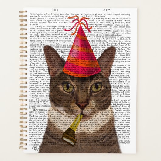 Tortoiseshel Kat met partijdig Pet Planner (Voorkant)