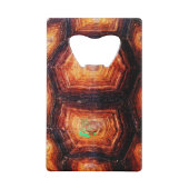 Tortoiseshel Kredietkaart Flessenopener (Voorkant)