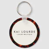 Tortoiseshel Stylish Chic Sleutelhanger (Achterkant)