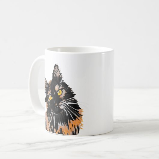 Tortoiseshell Cat Mug (Devant gauche)