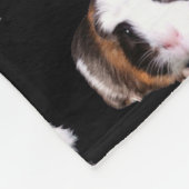 Tortoiseshell cavia's kleine fleece deken. (Hoek)