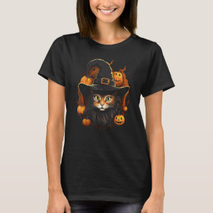 Tortoiseshell Kat Halloween Grafische T-shirts voo