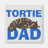 Tortoiseshell TORTIE Cat MAGNET (Devant)