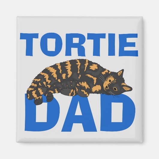 Tortoiseshell TORTIE Cat MAGNET (Devant)