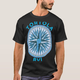 Tortola BVI Tortola BVI Compass Roos T-shirt